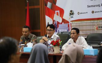 Ketua Bawaslu Provinsi Jawa Tengah Muhammad Amin membuka kegiatan Sosialisasi Indikator Kinerja Utama (IKU) Bawaslu yang berlangsung di Kantor Bawaslu Provinsi Jawa Tengah