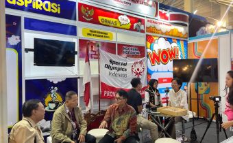 Ketua Bawaslu Provinsi Jawa Tengah, Muhammad Amin, hadir pada gelaran Jateng Fair 2026 di PRPP Expo Semarang