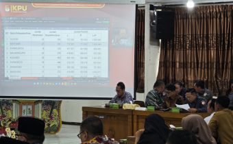 Badan Pengawas Pemilihan Umum (Bawaslu) Provinsi Jawa Tengah melakukan perncermatan angka pada data pemilih hasil pengawasan Pemutakhiran Data Pemilih Berkelanjutan (PDPB) Semester I Tahun 2026