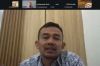 Koordinator Divisi SDM dan Organisasi Bawaslu Jawa Tengah, Muhammad Rofiuddin memberi penjelasan tentang pemanfaatan CERMAT (Cermin Monitoring dan Akuntabilitas Tugas) dalam Rapat Koordinasi CERMAT bersama Bawaslu Kabupaten/Kota se-Jawa Tengah melalui daring.